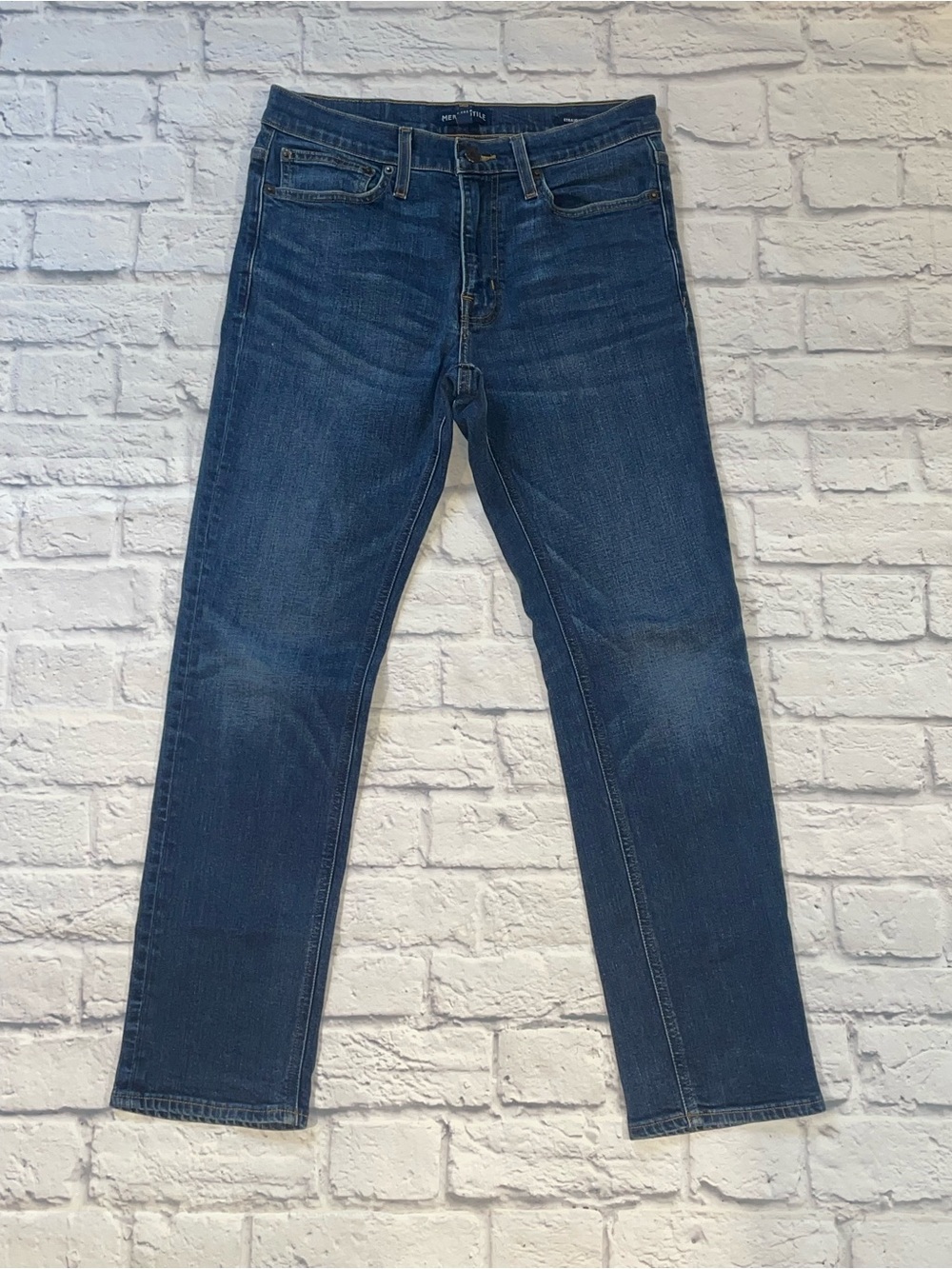 J. Crew Straight-fit flex jean in Walker dark wash 30x30